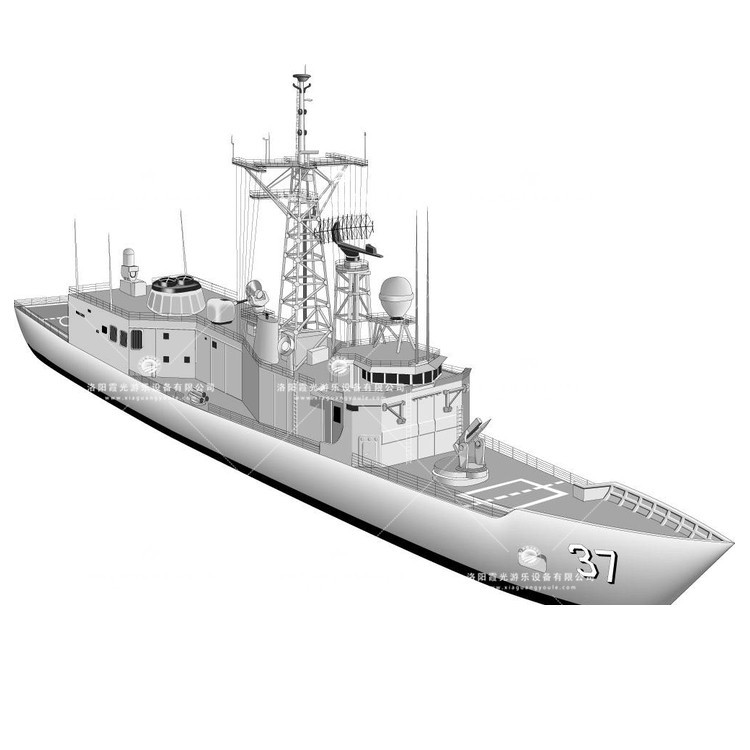 南圣镇充气侦查船模型